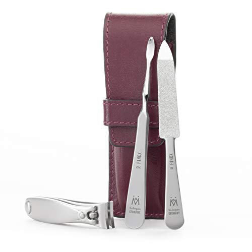 3 Piece Set: Nail Clipper, Sapphire Nail File, and Nail Cleaner