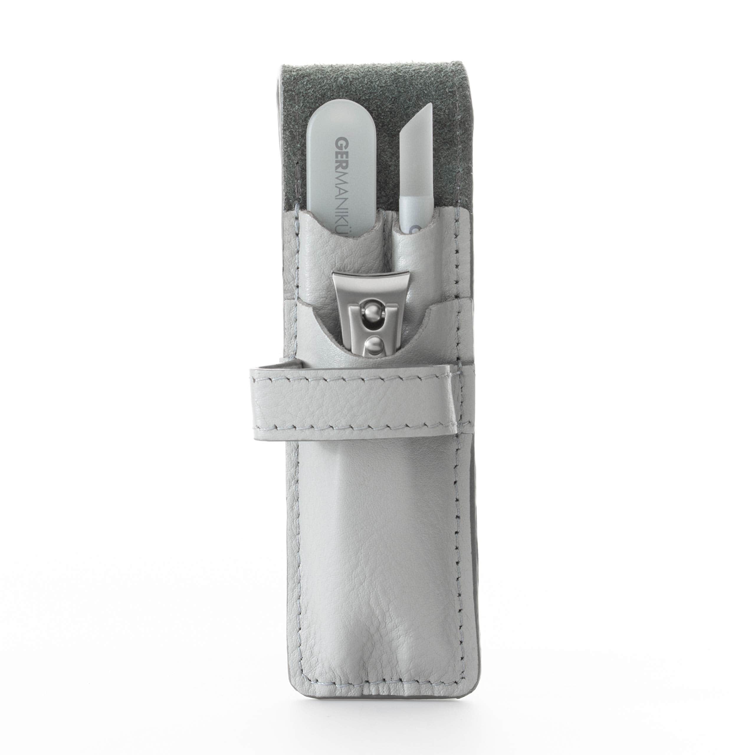 3 Piece Set: Nail Clipper, Travel Glass Nail File, and Cuticle Stick image #8