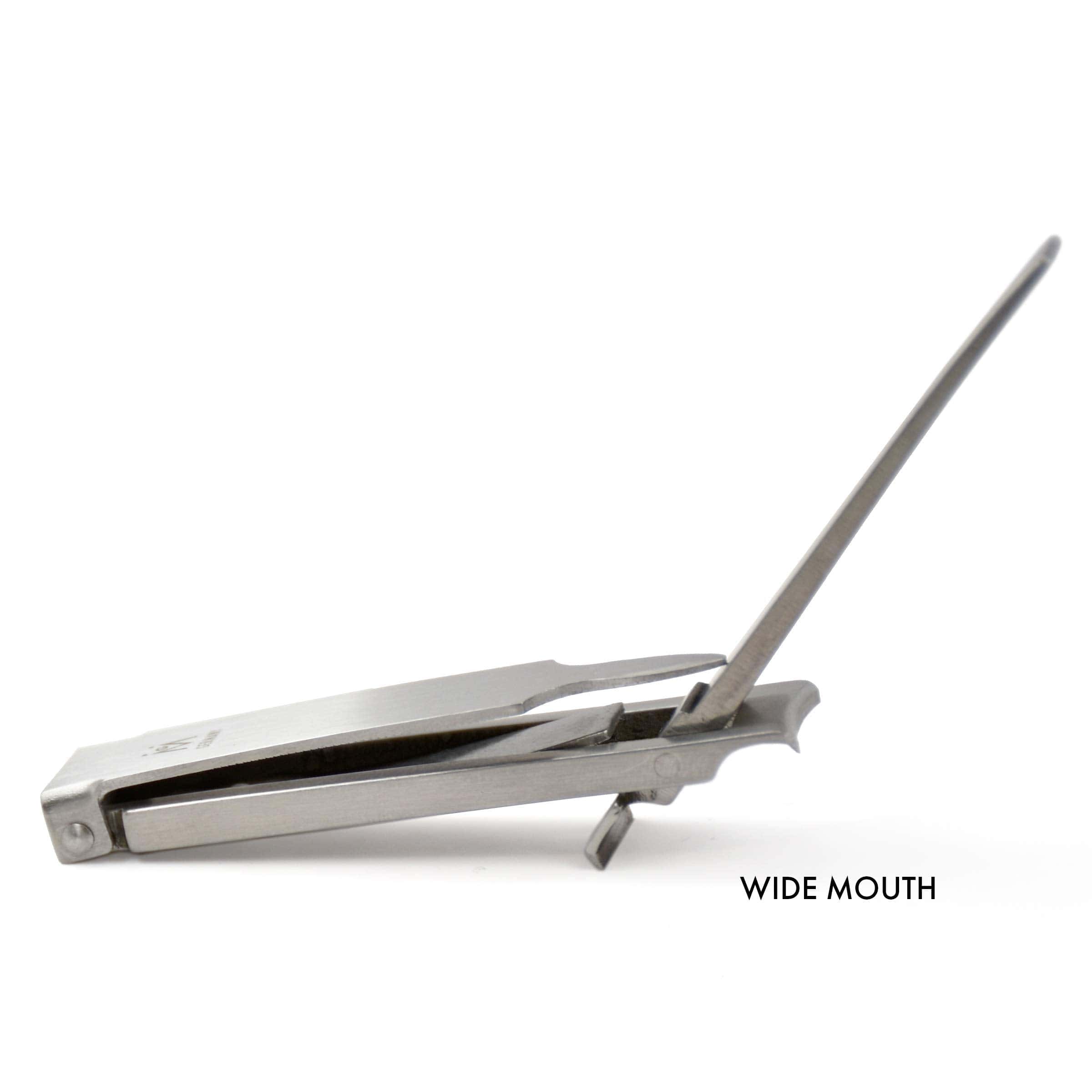 2 Piece Set: Flat Foldable Nail Clipper and Mini Glass Nail File in Leather Case image #7