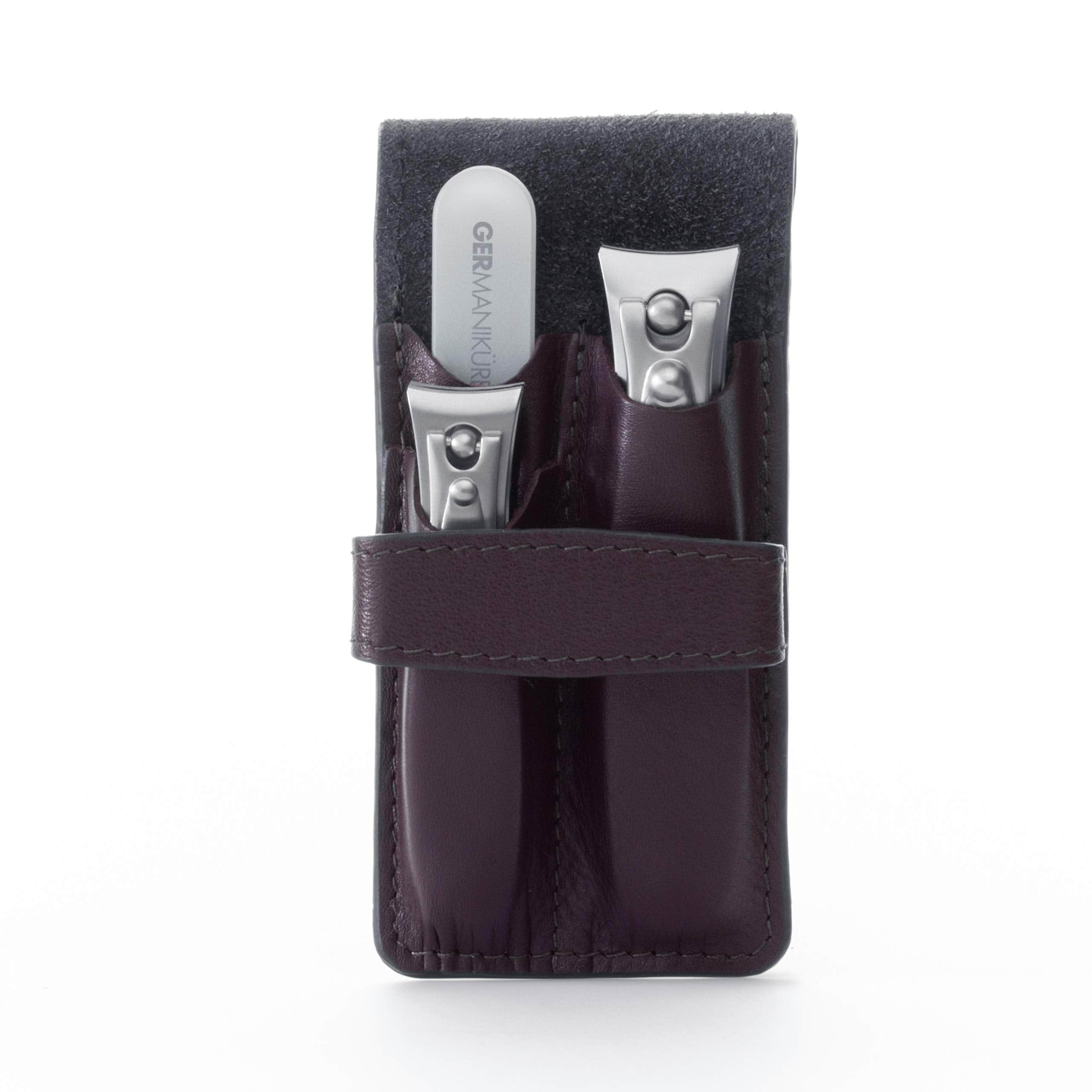 2 Clipper and Travel File Set in Leather Case image #6