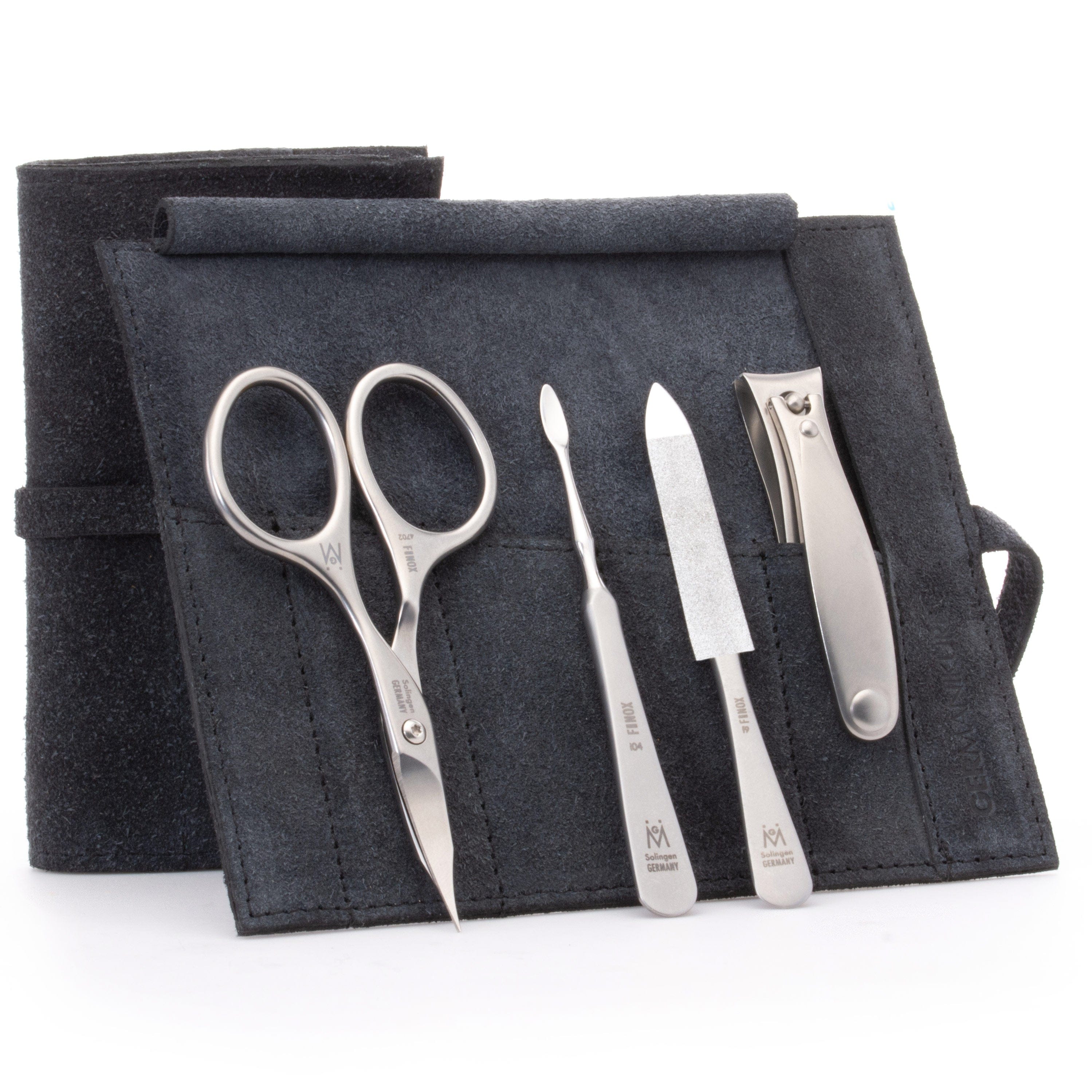 4 Piece Manicure Set: Nail Clipper, Combination Scissor, Sapphire File, and Nail Cleaner image #13