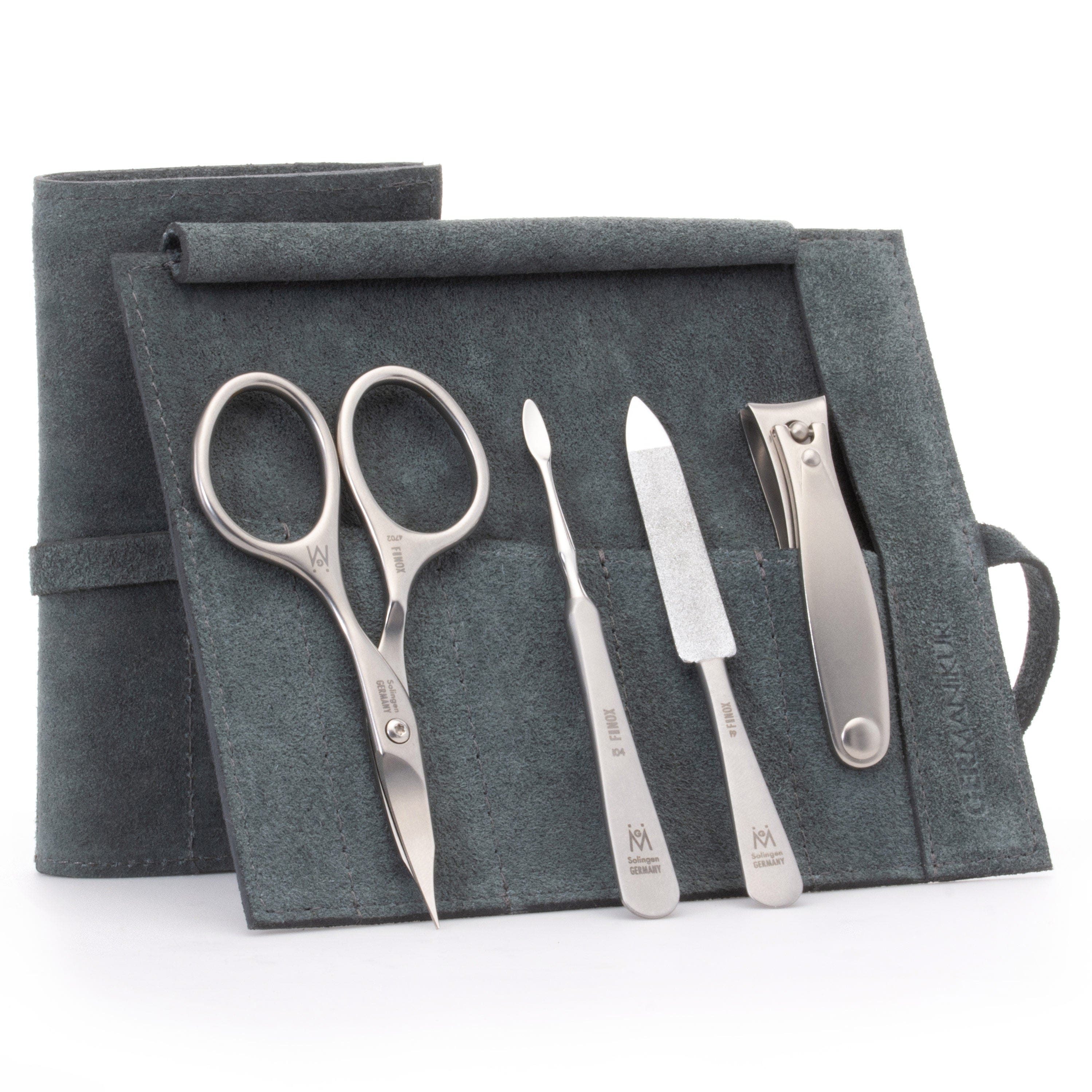 4 Piece Manicure Set: Nail Clipper, Combination Scissor, Sapphire File, and Nail Cleaner image #14