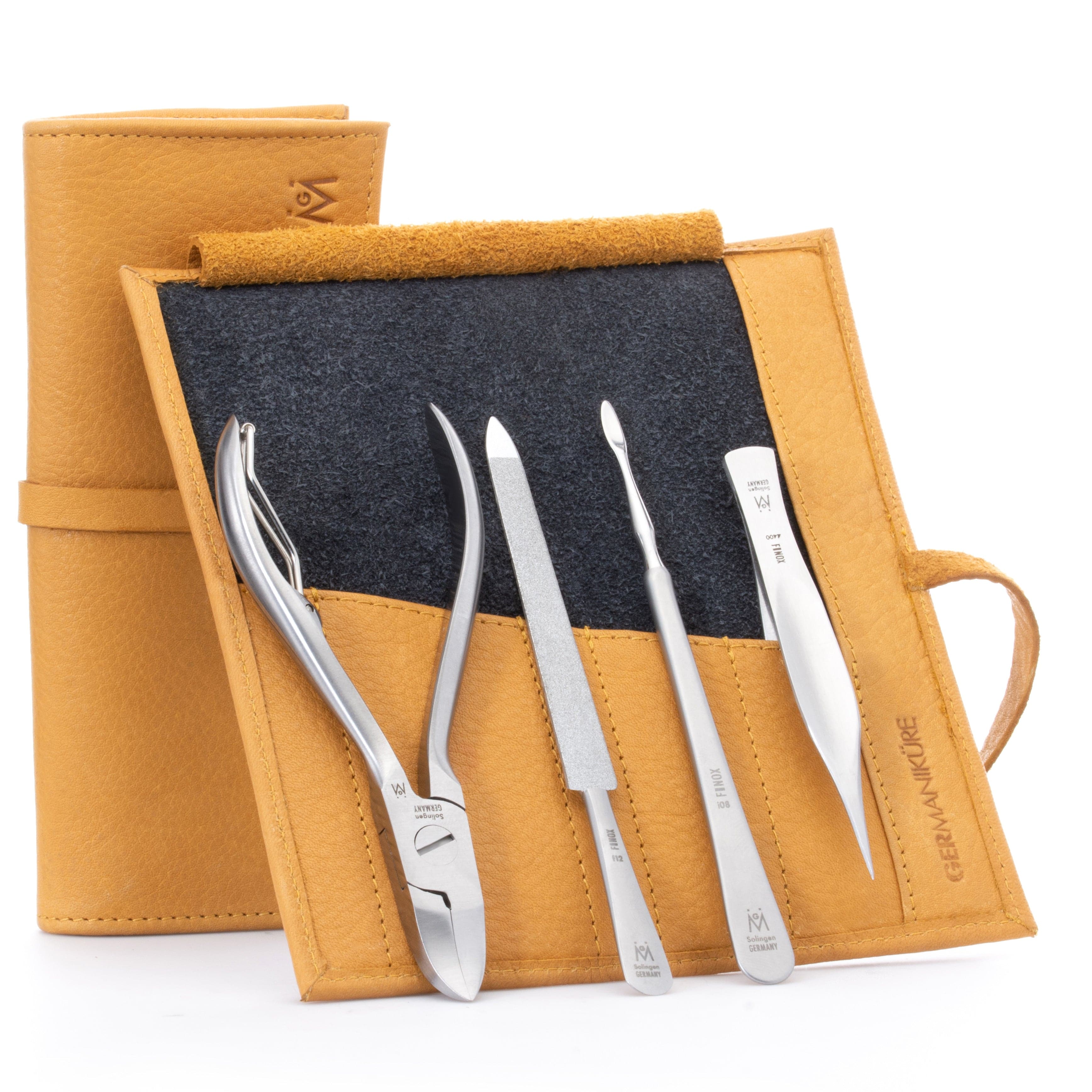 4 Piece Pedicure Set: Nail Nipper, Pointed Splinter Tweezer, Sapphire File, and Nail Cleaner image #13