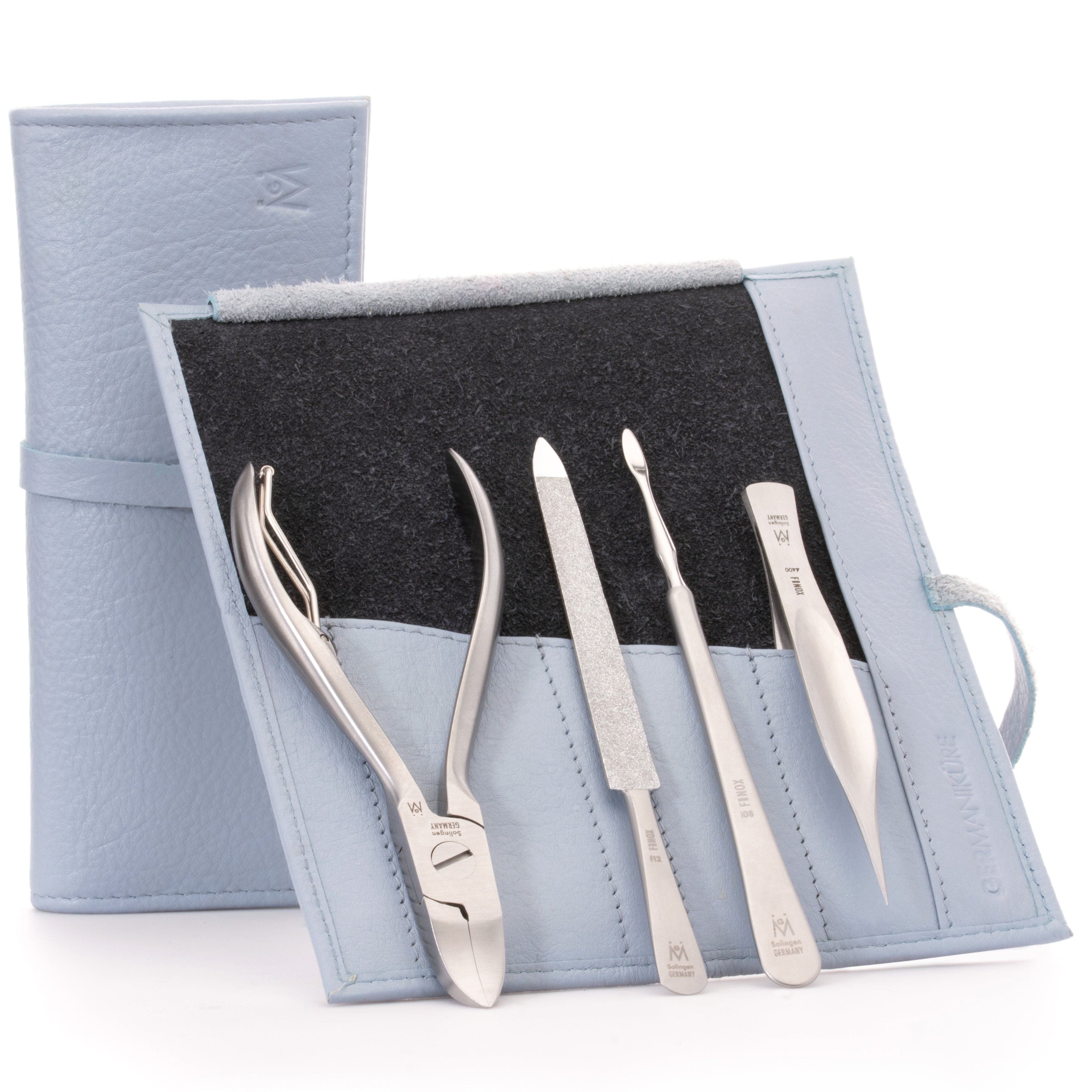 4 Piece Pedicure Set: Nail Nipper, Pointed Splinter Tweezer, Sapphire File, and Nail Cleaner image #15