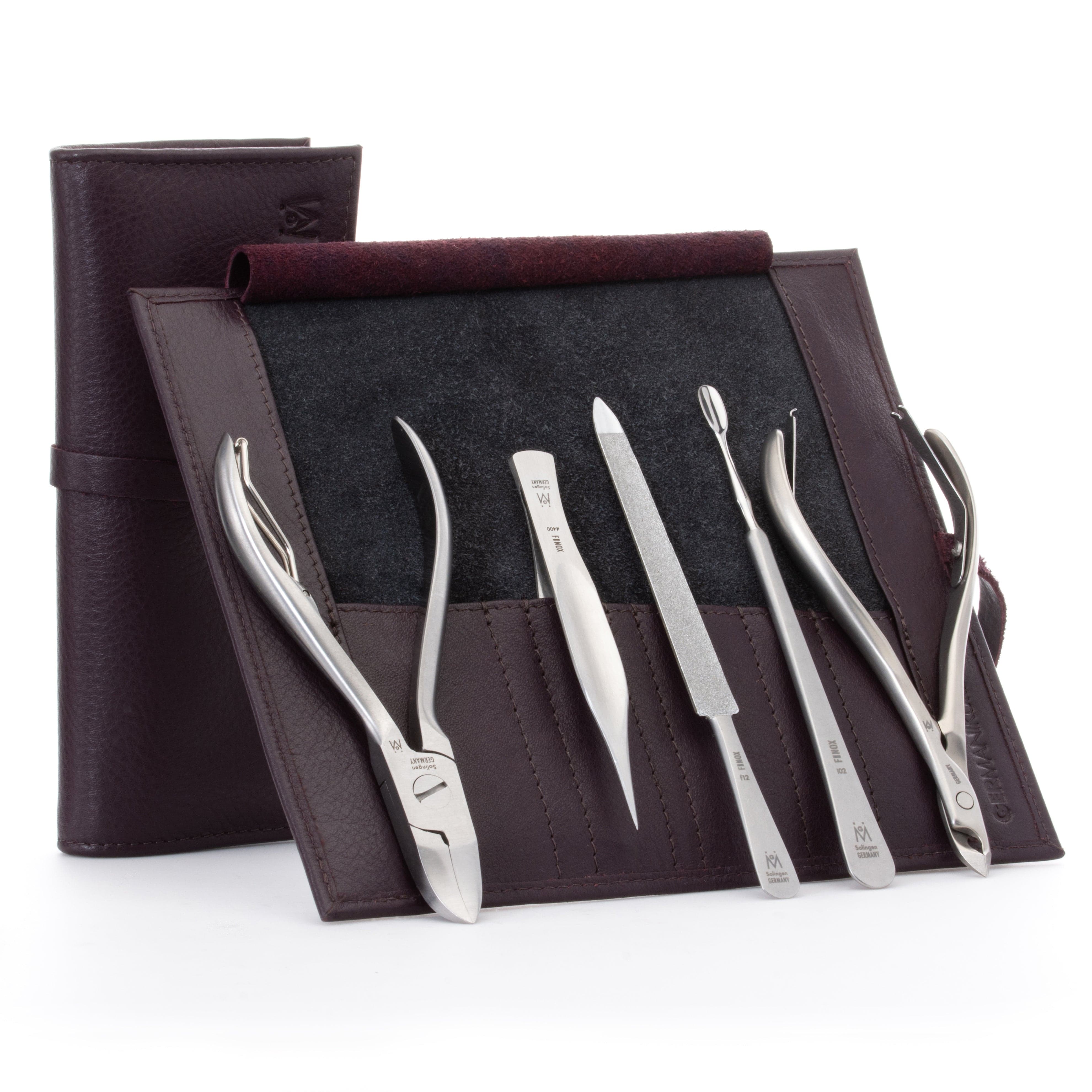 5 Piece Manicure Set: 5 Piece Manicure Set: Nail Nipper, Tweezer, Sapphire File, Cuticle Pusher and Nipper image #8