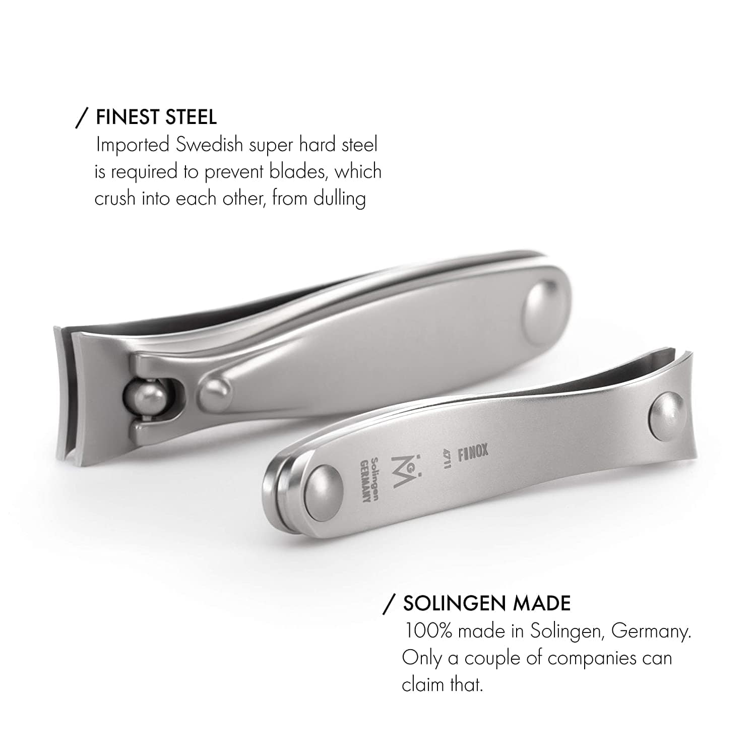 4pc Manicure Set Roll: Fingernail Clipper, Cuticle Nipper, Glass Nail File, and Glass Stick image #3