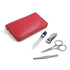 4 Piece Manicure Set: Nail Clipper, Cuticle Scissor, Tweezer, and Glass Nail File image #10