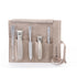 5pc Manicure & Pedicure Set Roll: Fingernail and Toenail Clipper, Sapphire File, Nail Cleaner, and Slanted Tweezer image #33