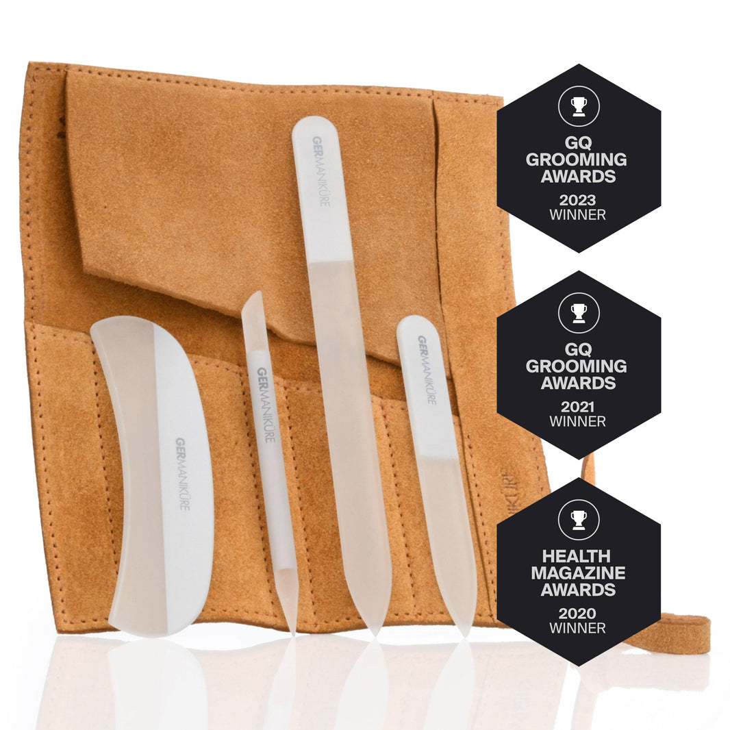 4pc Glass Nail File Set image #1